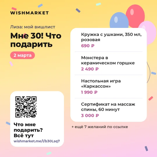 «День рождения», пост
